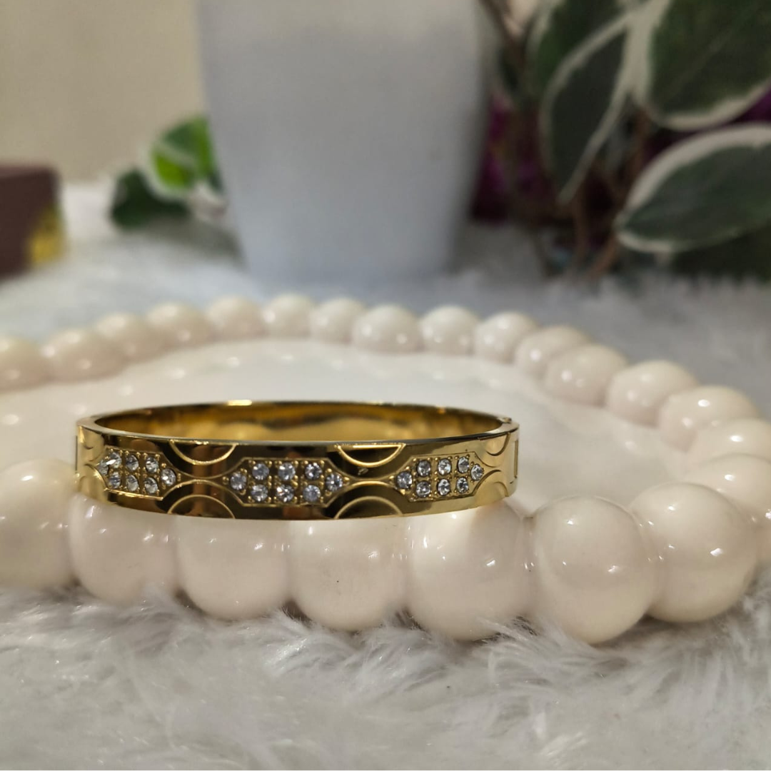 Heavy Baby Size Bracelet – 18K Gold Plated