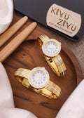 Regular-Size High-Quality WATCH – 18K Gold Plated, Anti-Tarnish