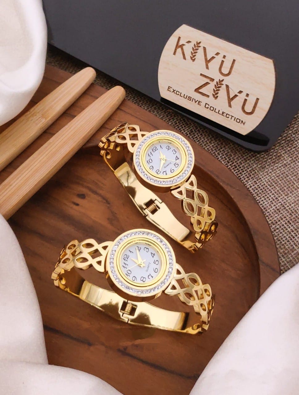 Regular-Size High-Quality WATCH – 18K Gold Plated, Anti-Tarnish