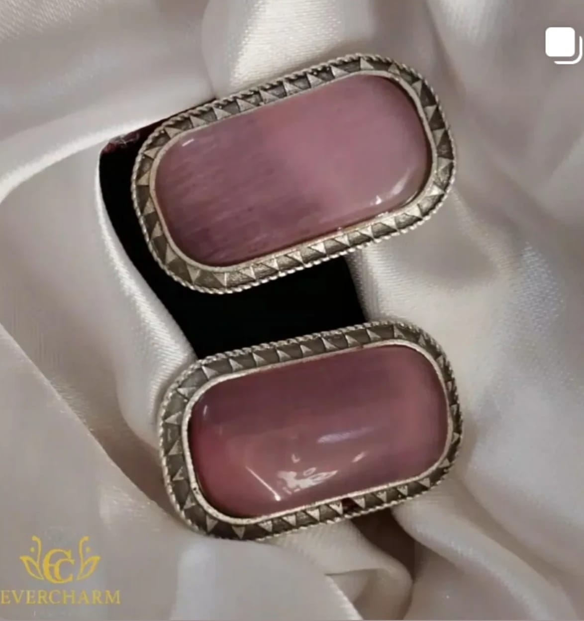 OXIDIESD STUD PESTAL PINK EARRINGS