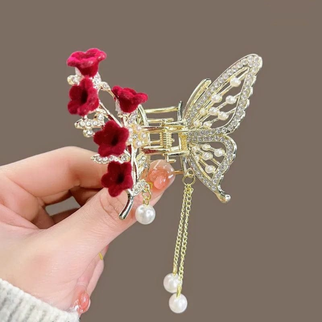 Butterfly metal clutcher