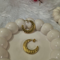 Crescent Earrings – 18K Gold Plated