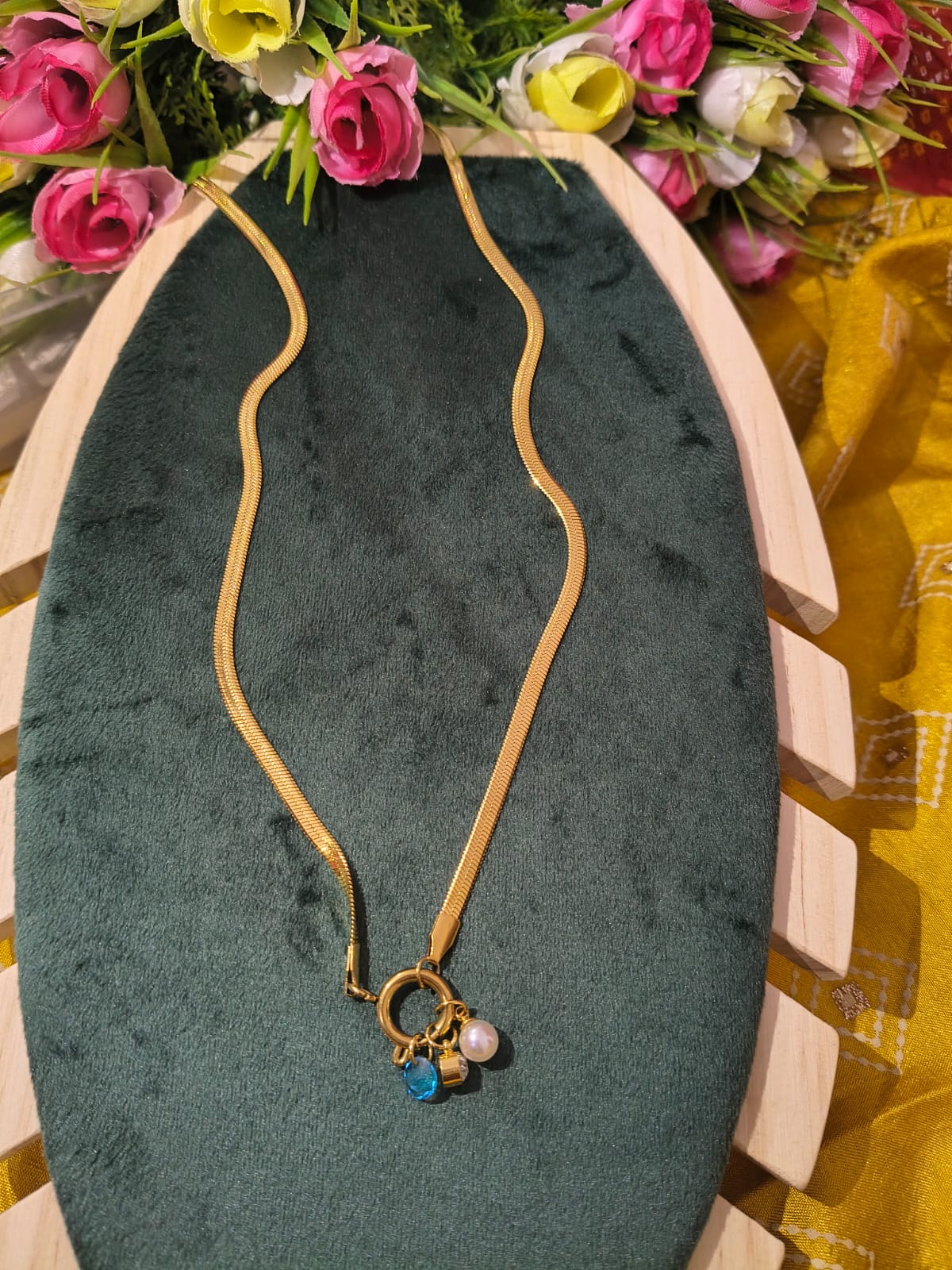 Charm Necklace – High Quality, Anti-Tarnish, 18K Gold Plated