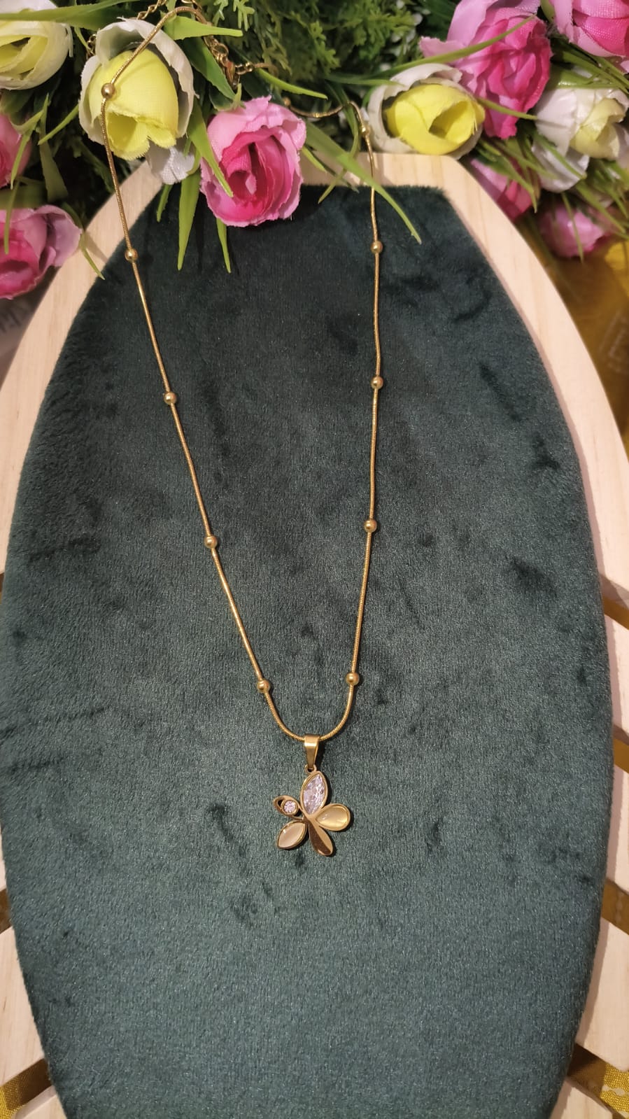 Charm Necklace – High Quality, Anti-Tarnish, 18K Gold Plated