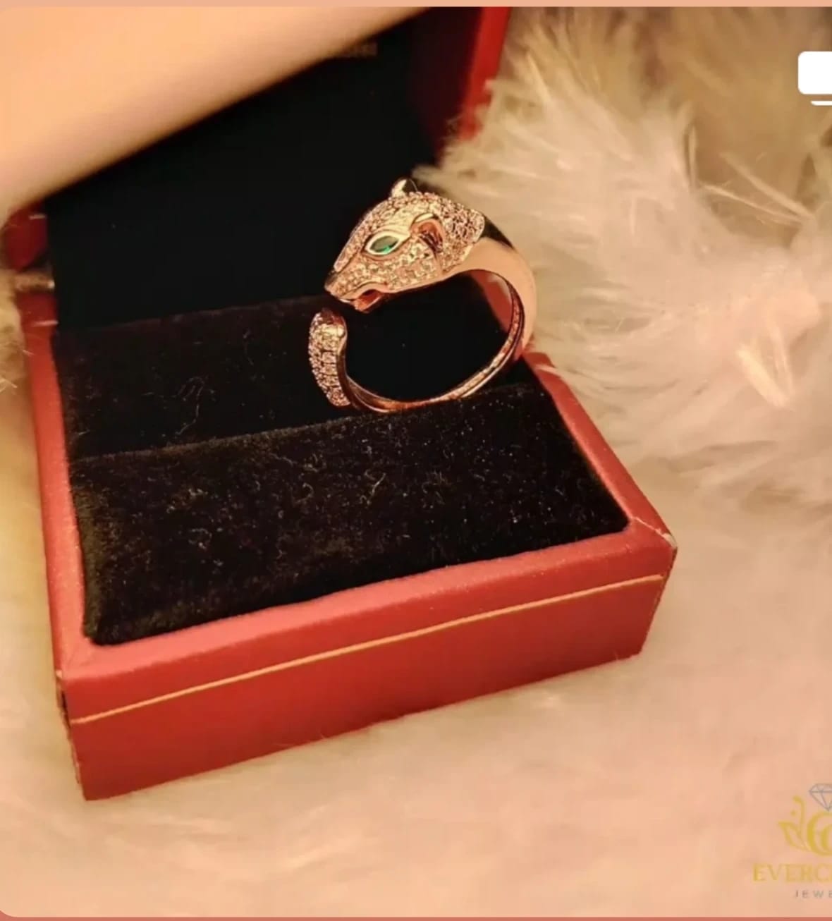 18K GOLD PLATED ANTI TARNISH  JAGUAR STYLE RINGS